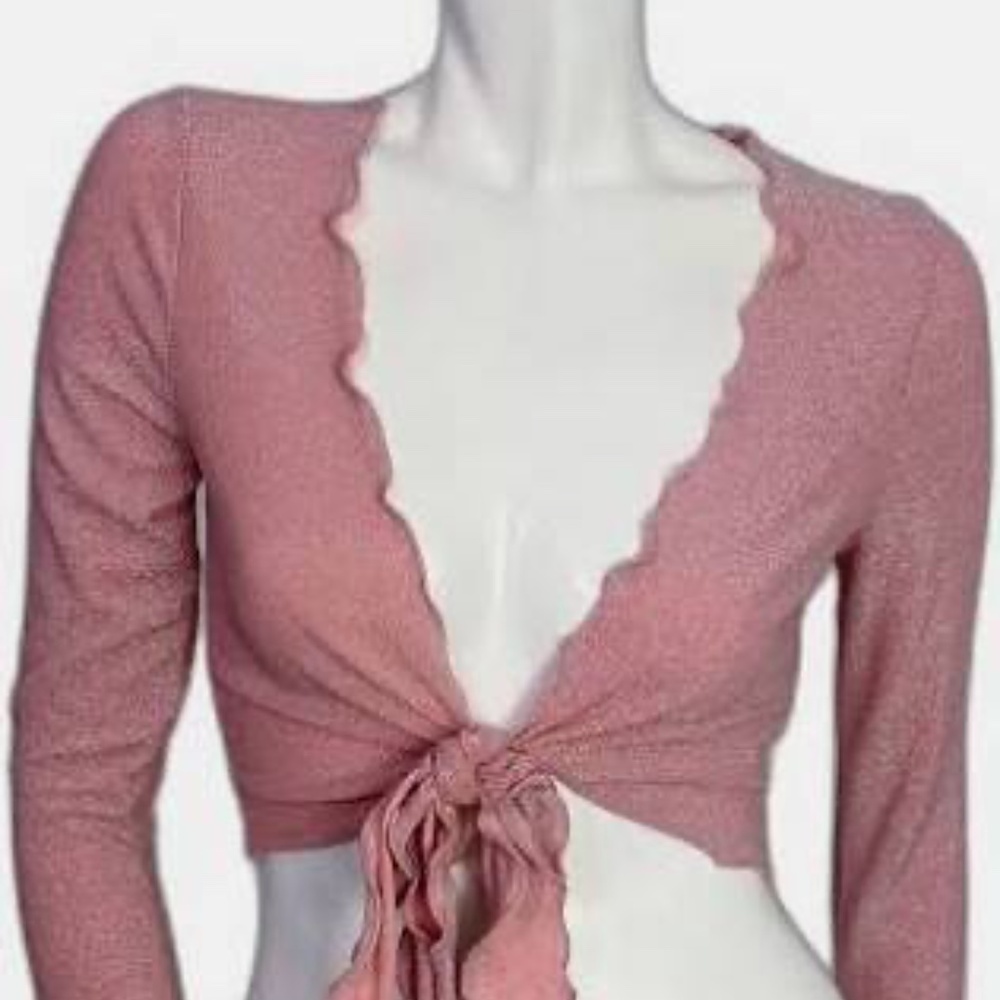 Y2K Urban Outfitters Pink Sparkly Shrug